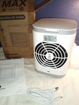 Air Conditioner Portable Evaporative Cooler Mini Desktop Cooling Fan Oscillates! - £15.55 GBP