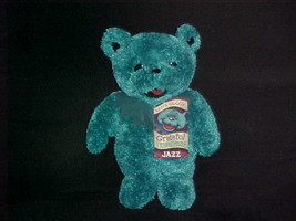 12&quot; Grateful Dead Jazz Turquoise Plush Bear With Tags Liquid Blue Extra Cuddly  - £79.14 GBP