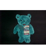 12&quot; Grateful Dead Jazz Turquoise Plush Bear With Tags Liquid Blue Extra ... - $98.99