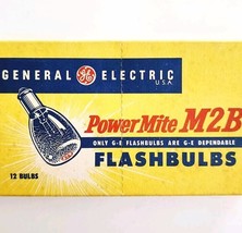 General Electric Flashbulbs M2B Power Mite Lot Of 4 Vintage Unused With ... - $374.75 MXN