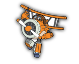 Super Wings Cartoon Grand Albert Sticker Vinyl Decal Waterproof Laptop C... - $4.50+