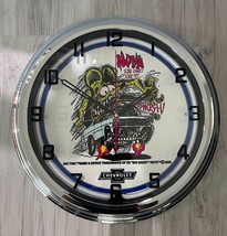 Rat Fink Chevy Nova neon clock - £132.04 GBP