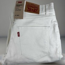 Levi&#39;s Women&#39;s Classic Capris Size 4 (27) White NWT Cropped Jeans - £19.17 GBP