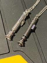 Handmade Alloy Laser sword hilt Charm Necklace,geek Jewelry, geek Pendan... - £46.99 GBP