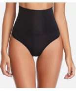Womens Joy Shaper High Waist Thong Shapewear M black - $14.73