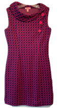 Lilly Pulitzer Sz S Hi-Heeled  Shoe Print Knit Finn Shift Dress $188 Wom... - £47.06 GBP