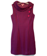 Lilly Pulitzer Sz S Hi-Heeled  Shoe Print Knit Finn Shift Dress $188 Wom... - $80.67 CAD
