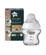 Tommee Tippee Closer to Nature Glass Baby Bottle, Medium 150ml, Pack of ... - $83.14