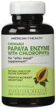 American Health Papaya Enzyme with Chlorophyll Chewable Tablets - Promotes Nu... - £13.57 GBP