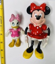 Disney Minnie Mouse And Daisy Bendable Figures Vintage - $12.59