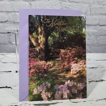 Vintage Hallmark Birthday Card To Mother With Love Scenic Forest  - $5.93