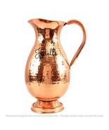 Pure Copper Jug Hammered Mughlai Design Jug Pitcher 1400 Ml Serving water - €42,70 EUR