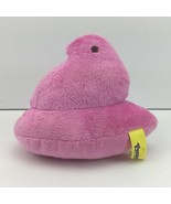 Peeps Pink Stuffed Animal Chick Easter Basket Classic Candy Toy 6&quot; - £11.81 GBP