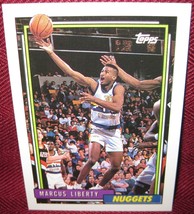 1992-93 Topps #248 Marcus Liberty Denver Nuggets - £3.52 GBP