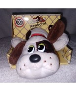 Pound Puppies Newborn Off White with Short Brown Ears Puppy 7" Mini Plus... - $12.75