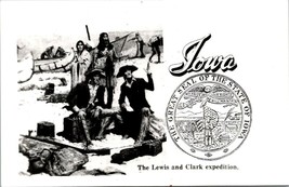 The Lewis and Clark Expedition Iowa(IA) Chrome Unposted Vintage Postcard - £7.34 GBP