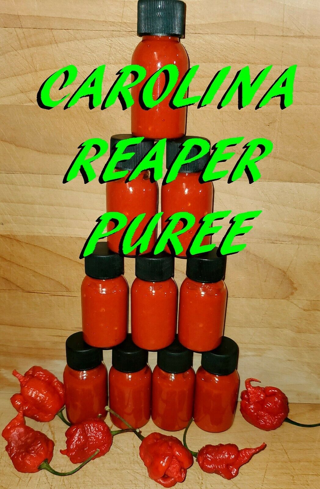 Carolina Reaper/Ghost Pepper/Moruga/Habanero various Purees available! 1 ounce  - $4.75 - $9.25