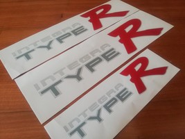 Integra DC2 Type R - Fits DC2 B18 Black Car - Reproduction Side Decal / ... - $20.00