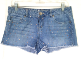 Aeropostale Shorts Women&#39;s Size  9/10 Flat Front Copper Beaded Distresse... - $19.31