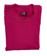 VTG 90s Fruit of the Loom Best Single Stitch Sz S Short Sleeve Raspberry... - $19.53 CAD