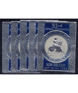 1938 - APS American Philatelic Society 5-Copies Cinderella Poster Stamp - $13.60 CAD