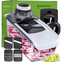 6-In-1 Mandoline Slicer For Kitchen, Cheese Grater, Vegetable Spiralizer And Veg - £31.62 GBP