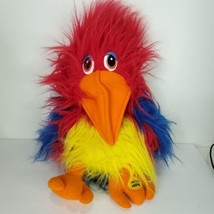 Gemmy Polly The Repeat Talking Parrot Puppet Colorful Plush Bird Needs Batteries - £31.18 GBP