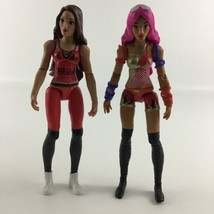 WWE Superstars Ladies Of Wrestling Sasha Banks Nikki Bella Action Figures Mattel - £16.52 GBP
