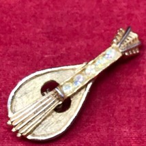 Musical Instrument Guitar VTG Brooch Pin Pendant Jewelry  - $19.75