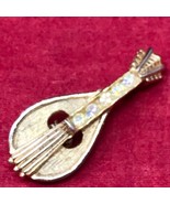 Musical Instrument Guitar VTG Brooch Pin Pendant Jewelry  - £15.60 GBP
