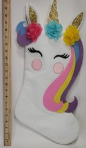 Unicorn Christmas Stocking Home Decor Gift - $15.83