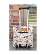  Paris Suitcase with wheels 17&quot;   Paris Scenes Carry-On Bag Luggage with... - €58,57 EUR
