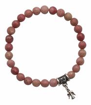 Dusty Rose Thulite Bracelet - Spread Love (BBTH6FR) - £63.94 GBP