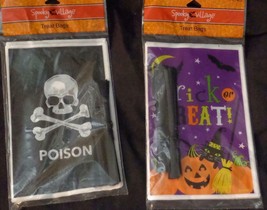 Spooky Village Halloween Treat Bags - BRAND NEW IN PACKAGE - 40 Bag Pack... - $5.99