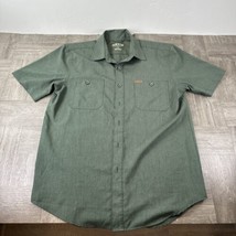 Orvis Shirt Adult Small Green Lightweight Outdoors Camp Button Up Pockets Mens - £8.21 GBP