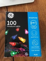 GE 100ct MULTI COLOR STRING-A-LONG Christmas String Lights Ships N 24h - $14.21