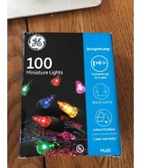 GE 100ct MULTI COLOR STRING-A-LONG Christmas String Lights Ships N 24h - £11.18 GBP