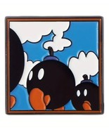 Mario 64 Bob-Omb Wall Panel Metal Enamel Pin - New Mario 64 Painting Pin - $6.50