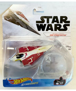 NEW Hot Wheels Starships Star Wars OBI-WAN KENOBIS Jedi Starfighter Die-... - £10.31 GBP