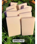 melscential Brand Body Soap-4.8oz bar-Bamboo Mud-Hand Made-Cold Process - £6.65 GBP