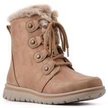 Cliffs by White Mountain Women Combat Boots Holly Size US 9.5M Wheat Fabric - $50.49