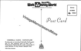 Cinderella&#39;s Castle- Fantasyland Walt Disney World FL Postcard PC341 - £3.99 GBP