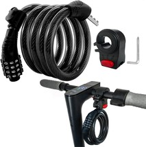 E Scooter Lock,Bike Lock Combination Lock Cable Compatible For Xiaomi - £30.55 GBP