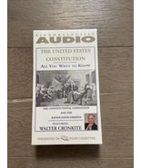 US Constitution Walter Kronkite Simon &amp; Schuster 4 Audio Cassettes Seale... - £15.97 GBP