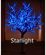 6ft Outdoor Blue LED Cherry Blossom Tree Christmas Light Home Decor Rain... - €381,07 EUR