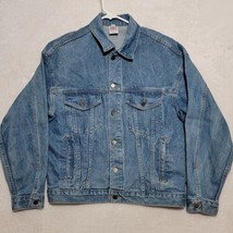 Tyca Mens Denim Jacket Sz Small Blue B Kool Made In USA Vintage - £110.60 GBP