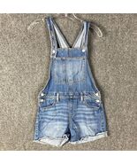 Old Navy Shortalls Girls XL 14-16 Denim 100% Cotton Blue - $255.71 MXN