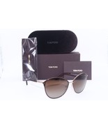 NEW TOM FORD TF 320 28H PENELOPE BROWN GOLD POLARIZED LENS SUNGLASSES 59-15 - £329.65 GBP