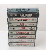 Elvis Presley Cassette Tape Lot Of 9 Flaming Star-Love Me Tender-let&#39;s B... - $403.40 MXN
