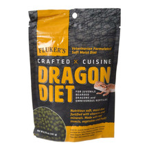 Flukers Crafted Cuisine Dragon Diet for Juvenile Bearded Dragons &amp; Omniv... - $8.95